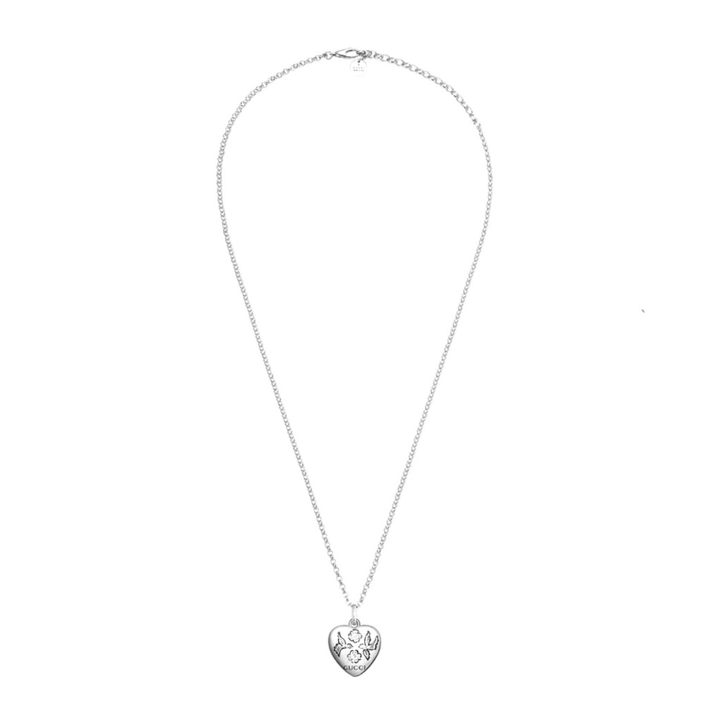 New Gucci Blind For Love Reversible Heart Necklace - Picture 6 of 10
